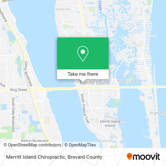Merritt Island Chiropractic map