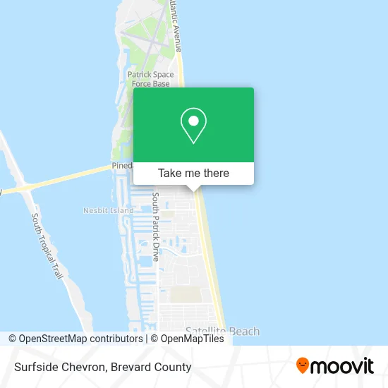 Surfside Chevron map