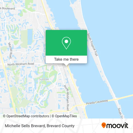 Michelle Sells Brevard map