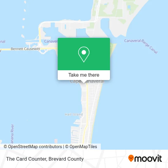The Card Counter map