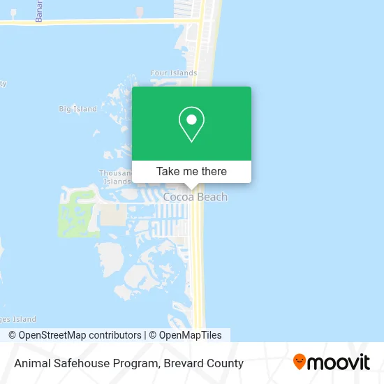 Animal Safehouse Program map