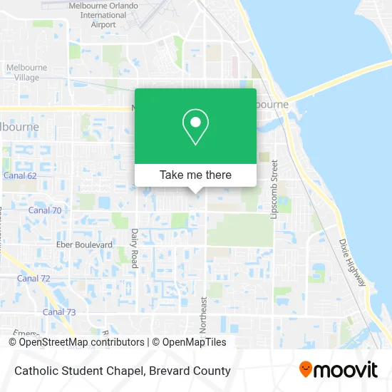 Catholic Student Chapel map