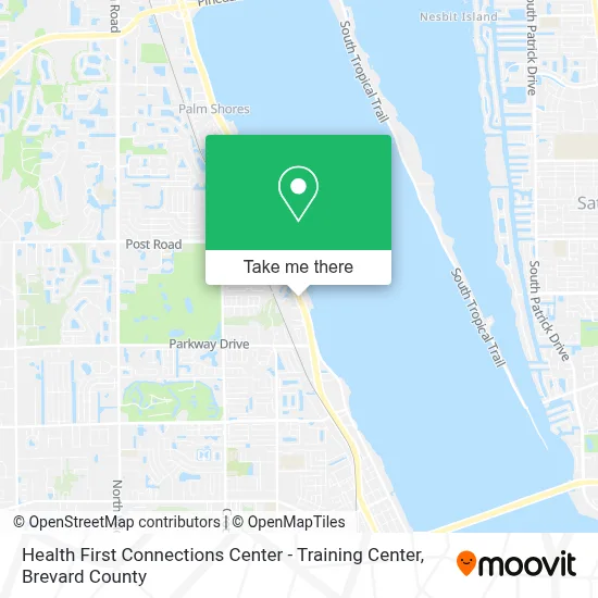 Health First Connections Center - Training Center map