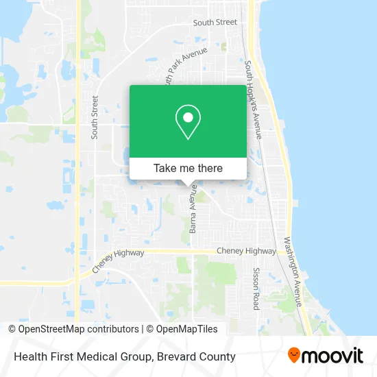 Health First Medical Group map