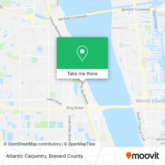 Atlantic Carpentry map