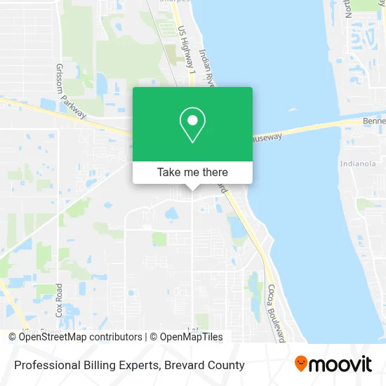 Professional Billing Experts map
