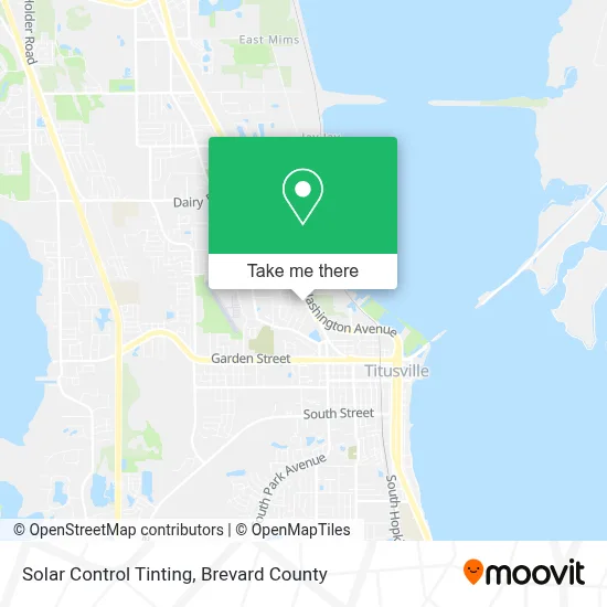 Solar Control Tinting map