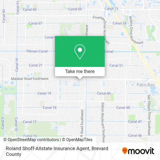 Roland Shoff-Allstate Insurance Agent map