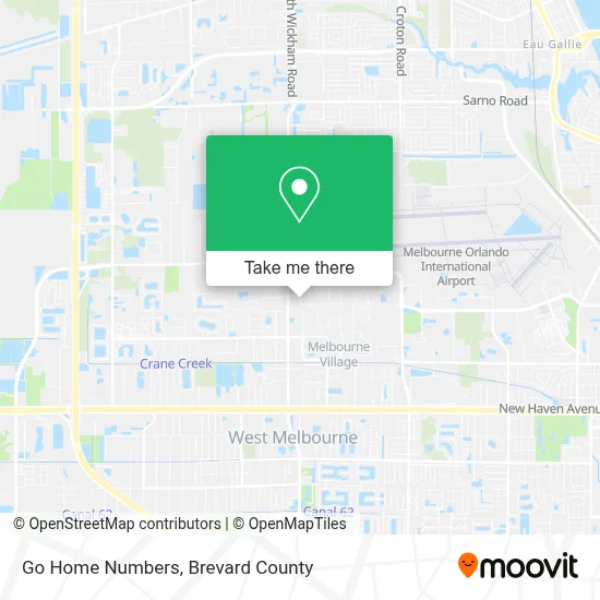 Go Home Numbers map