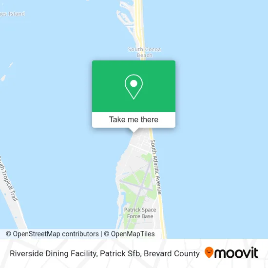 Riverside Dining Facility, Patrick Sfb map