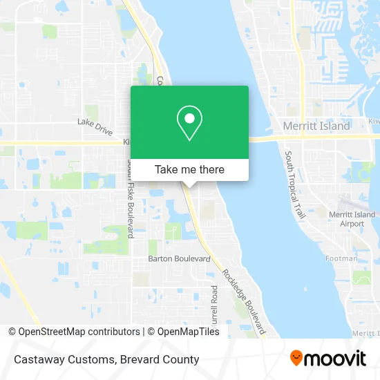 Castaway Customs map