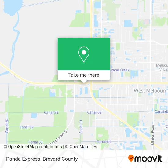 Panda Express map
