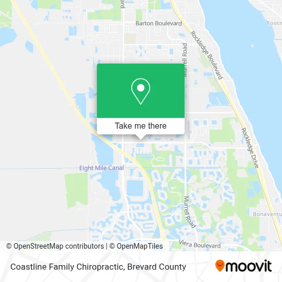 Coastline Family Chiropractic map