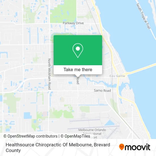 Healthsource Chiropractic Of Melbourne map