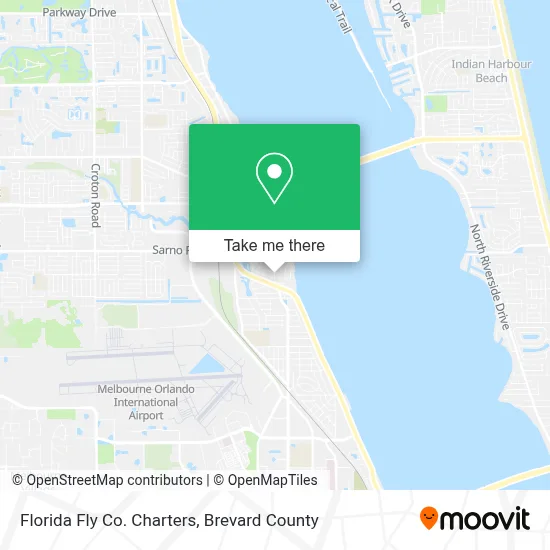 Florida Fly Co. Charters map