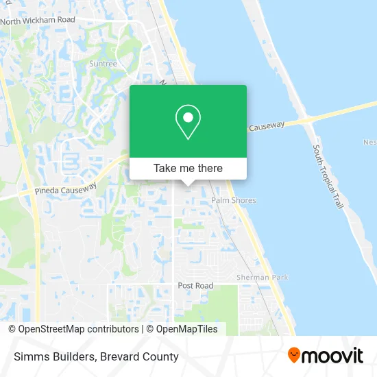 Simms Builders map