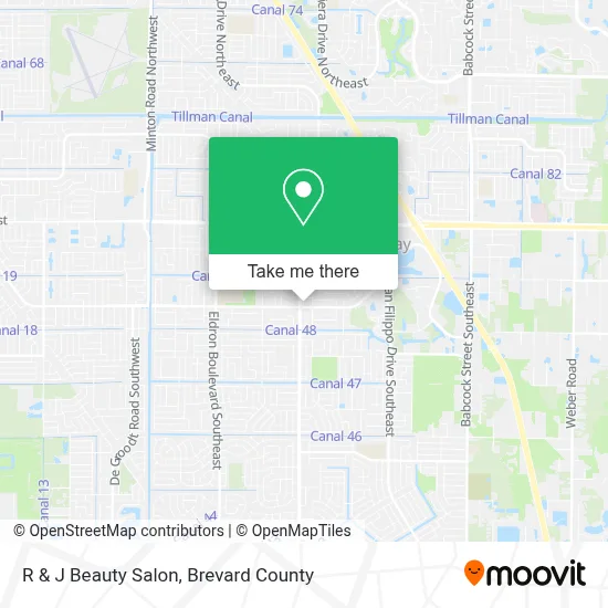 R & J Beauty Salon map