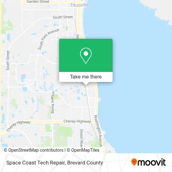 Space Coast Tech Repair map