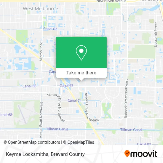 Keyme Locksmiths map