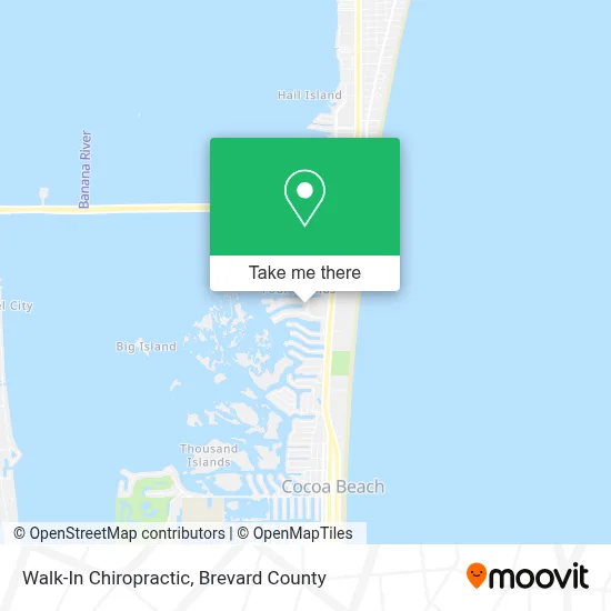 Walk-In Chiropractic map