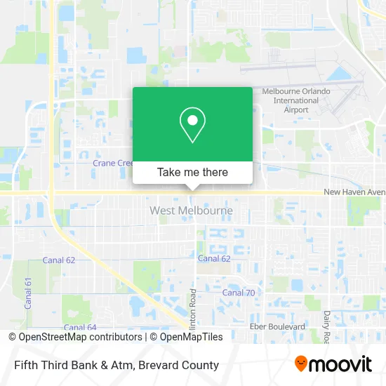 Fifth Third Bank & Atm map