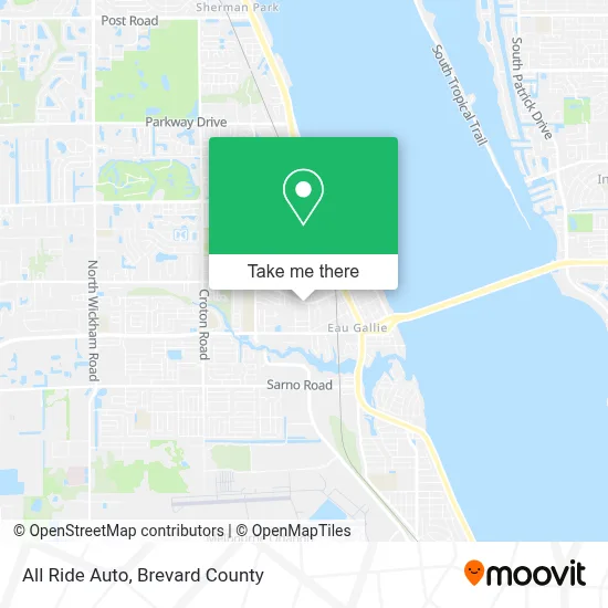 All Ride Auto map