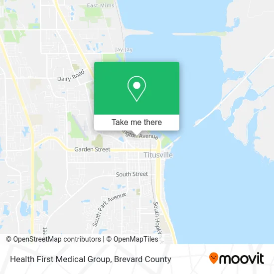 Health First Medical Group map