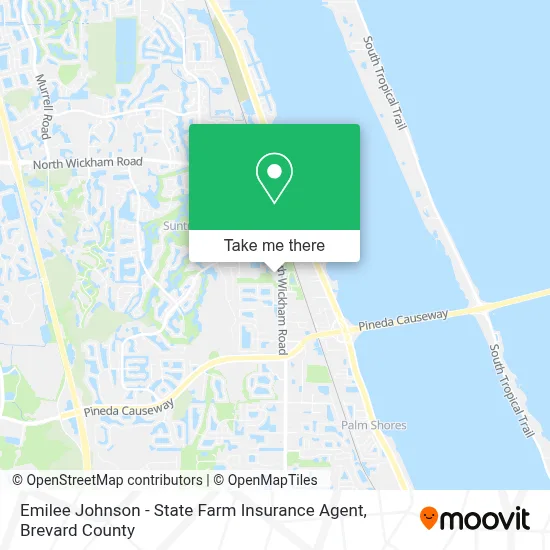 Emilee Johnson - State Farm Insurance Agent map