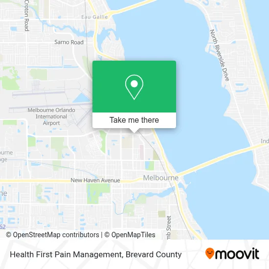 Health First Pain Management map