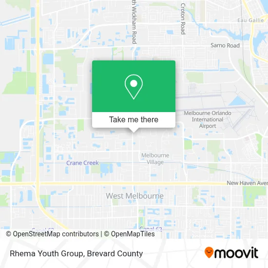 Rhema Youth Group map