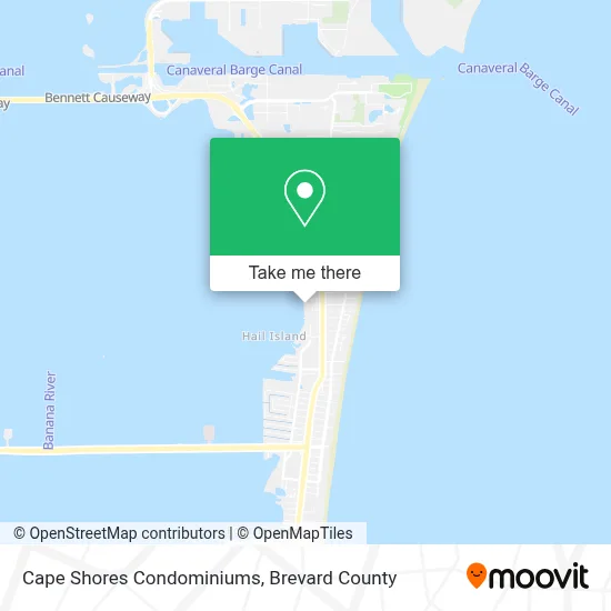Cape Shores Condominiums map
