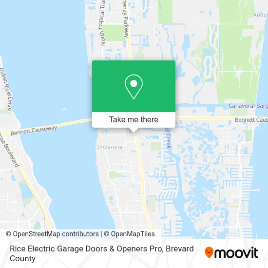 Rice Electric Garage Doors & Openers Pro map