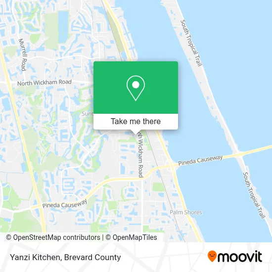 Yanzi Kitchen map