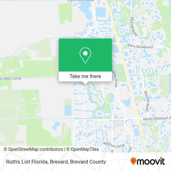 Ruth's List Florida, Brevard map