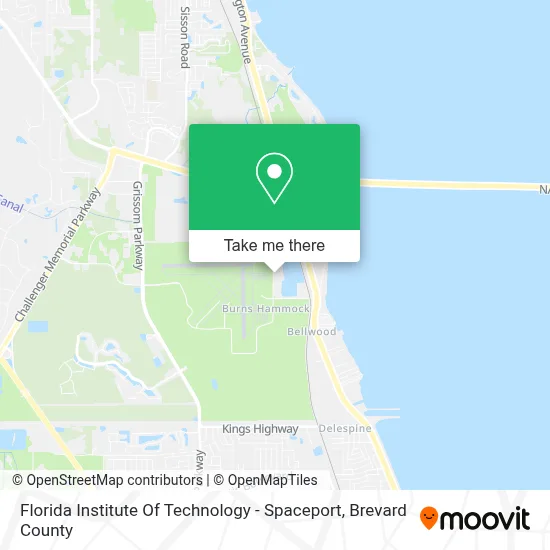 Florida Institute Of Technology - Spaceport map