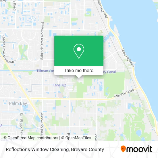 Reflections Window Cleaning map