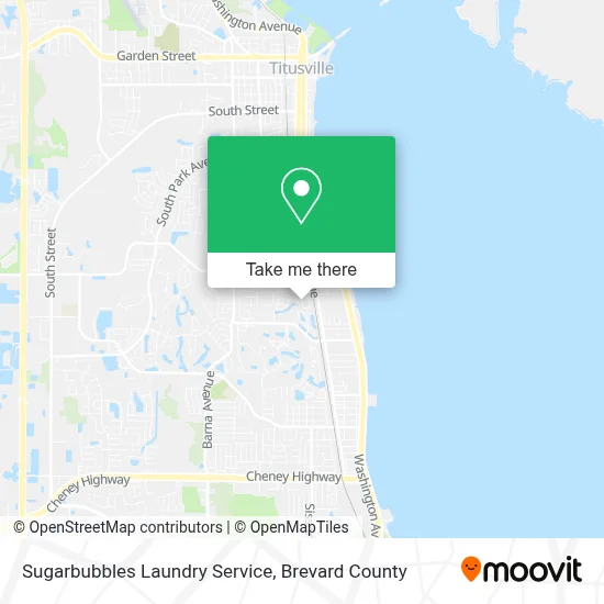 Sugarbubbles Laundry Service map