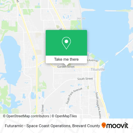 Futuramic - Space Coast Operations map
