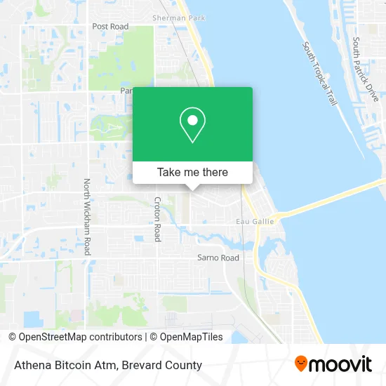 Athena Bitcoin Atm map