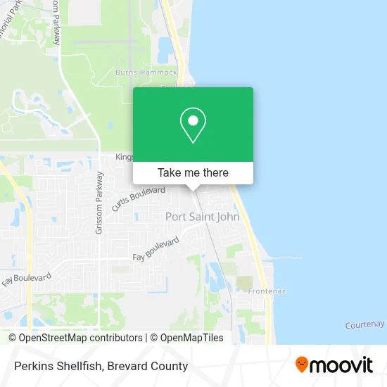 Perkins Shellfish map