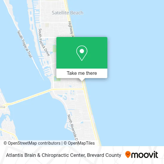Atlantis Brain & Chiropractic Center map