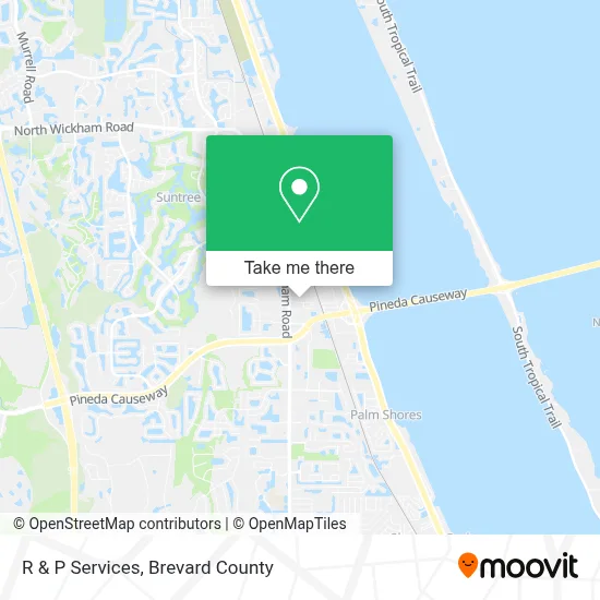 R & P Services map