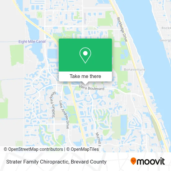 Strater Family Chiropractic map