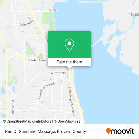 Rae Of Sunshine Massage map