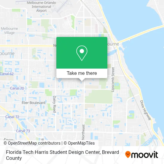 Florida Tech Harris Student Design Center map