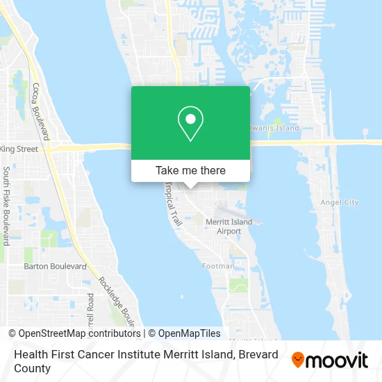 Health First Cancer Institute Merritt Island map