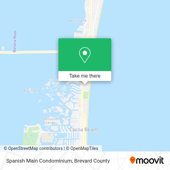 Spanish Main Condominium map