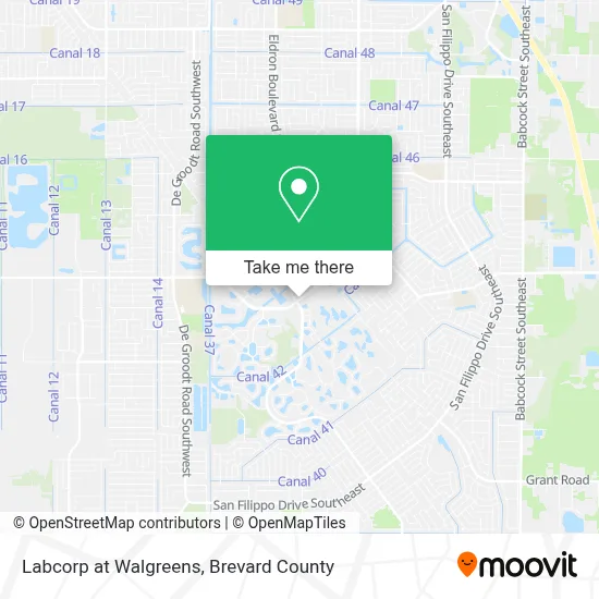 Labcorp at Walgreens map