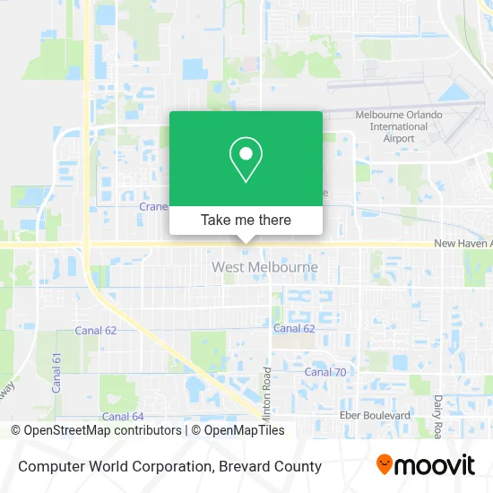 Computer World Corporation map