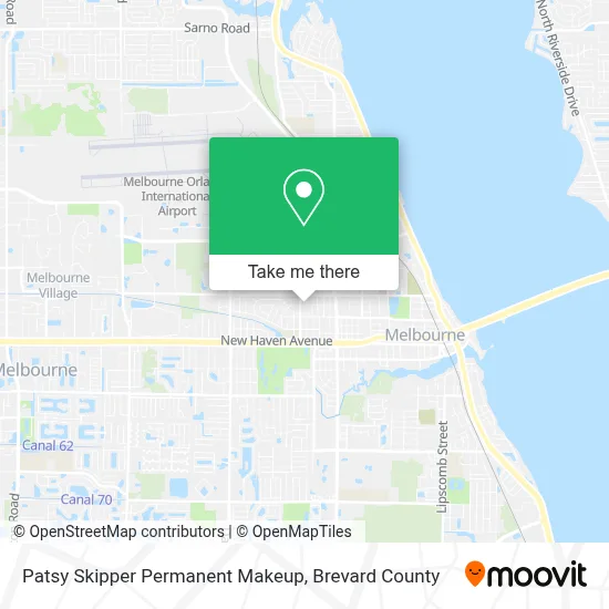 Patsy Skipper Permanent Makeup map